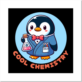 Chemistry penguin Posters and Art